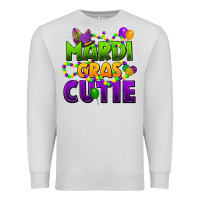 Dove Grey mardi gras cutie Premium Sweatshirt - CowGirlArtShop
