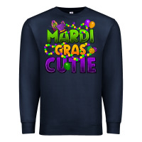 Navy mardi gras cutie Premium Sweatshirt - CowGirlArtShop