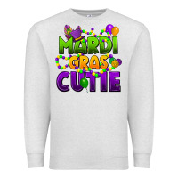 Oatmeal Heather mardi gras cutie Premium Sweatshirt - CowGirlArtShop
