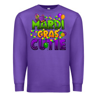 Purple mardi gras cutie Premium Sweatshirt - CowGirlArtShop