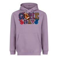 Lavender Game day red and blue Heavyweight Hoodie - HowdyJamesFarm