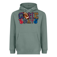 Sage Game day red and blue Heavyweight Hoodie - HowdyJamesFarm