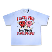 Grape Ice i hate you less than other people Urban Heavy Tee - MaliasSmallBusiness