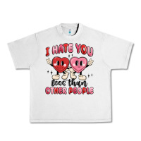 Lunar Rock i hate you less than other people Urban Heavy Tee - MaliasSmallBusiness