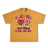 Peanut Butter i hate you less than other people Urban Heavy Tee - MaliasSmallBusiness