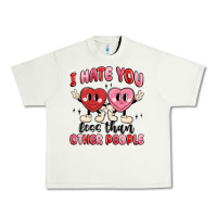 Pistachio i hate you less than other people Urban Heavy Tee - MaliasSmallBusiness