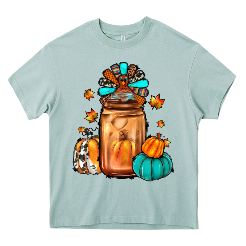 Thanksgiving Coffee Heavy Core Tee by JahusDesignShop | Teevron