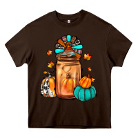 Chocolate Brown thanksgiving coffee Heavy Core Tee - JahusDesignShop