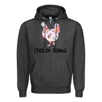 Charcoal Heather Chicken Mama Zipper Hoodie - Bettercallsaul