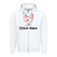 White Chicken Mama Zipper Hoodie - Bettercallsaul