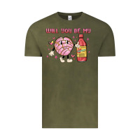 Vintage Olive will you be my Vintage Tee - MaliasSmallBusiness