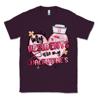 Plum my residents are my valentines Classic Tee - MaliasSmallBusiness