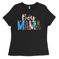 Black boy mama  black Ladies Tee - JahusDesignShop