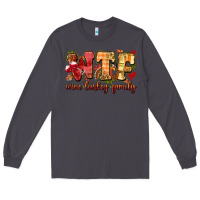 Smoke funny thanksgiving wine turkey family Long Sleeve Tee - MaliasSmallBusiness