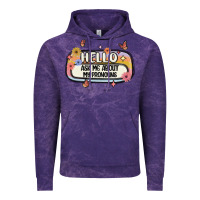 Cloud Purple ask me about my pronouns Vintage Hoodie - MaliasSmallBusiness