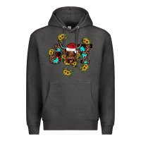 Charcoal Heather joy Sunflower Premium Hoodie - JahusDesignShop