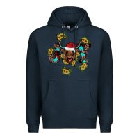 Navy joy Sunflower Premium Hoodie - JahusDesignShop