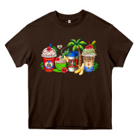 Chocolate Brown dominican republic coffee cups Heavy Core Tee - AdoDesignShop