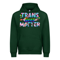 Forest Green Western LGBTQ+ Trans Lives Matter Urban Hoodie - BundleAndBundleShop