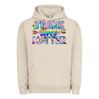 Pigment French Oak Western LGBTQ+ Trans Lives Matter Urban Hoodie - BundleAndBundleShop