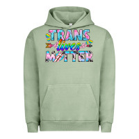 Pigment Oil Green Western LGBTQ+ Trans Lives Matter Urban Hoodie - BundleAndBundleShop