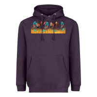 Plum native American feathers Heavyweight Hoodie - TumblerDesignByShophia