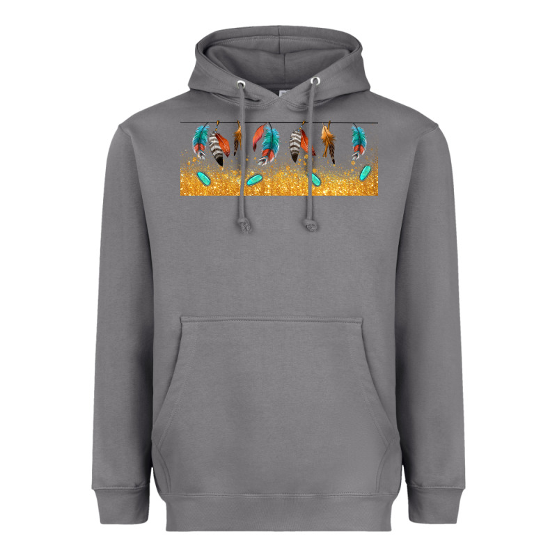 Native American Feathers Heavyweight Hoodie by TumblerDesignByShophia | Teevron