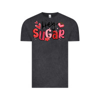 Vintage Black hey sugar valentines day Vintage Tee - MaliasSmallBusiness