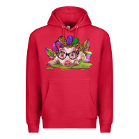 Cardinal mardi gras pig Premium Hoodie - CowGirlArtShop