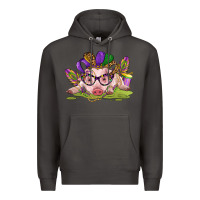 Smoke mardi gras pig Premium Hoodie - CowGirlArtShop