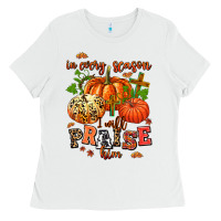White in every season i will praise him Ladies Tee - AdoDesignShop