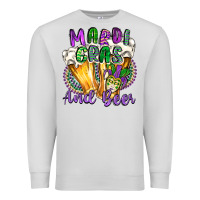 Dove Grey mardi gras and beer Premium Sweatshirt - CowGirlArtShop
