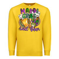 Lemon mardi gras and beer Premium Sweatshirt - CowGirlArtShop