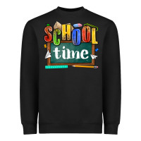 Black school time Heavyweight Sweatshirt - NancyCooperArtShop