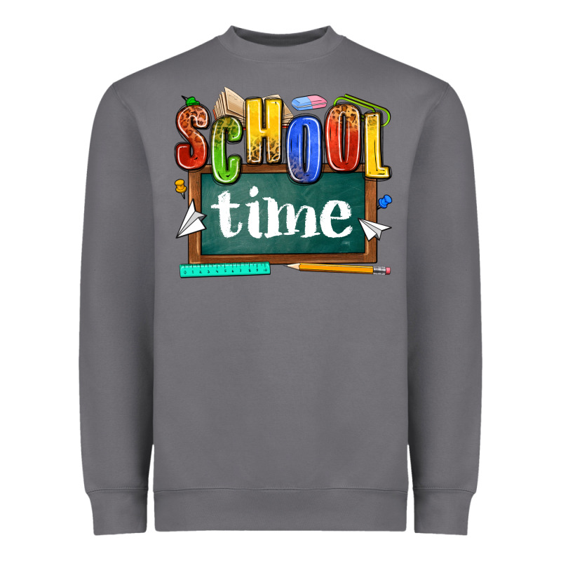 School Time Heavyweight Sweatshirt by NancyCooperArtShop | Teevron