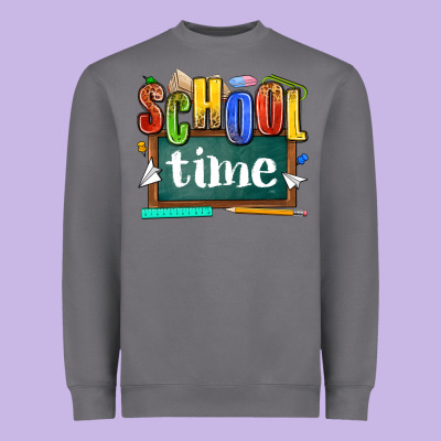School Time Heavyweight Sweatshirt Designed By Nancycooperartshop