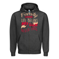 Charcoal Heather Family Zipper Hoodie - Bettercallsaul