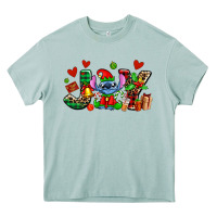 Arona joy with christmas elf stitch Heavy Core Tee - AdoDesignShop