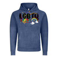Vintage Denim lgbtq  friendly Vintage Hoodie - MaliasSmallBusiness
