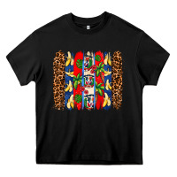 Black dominican republic brushstrokes Heavy Core Tee - AdoDesignShop
