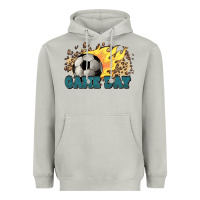 Moon Dust Game day Soccer leopard flames fireball Heavyweight Hoodie - HowdyJamesFarm