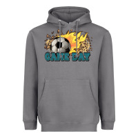 Storm Game day Soccer leopard flames fireball Heavyweight Hoodie - HowdyJamesFarm
