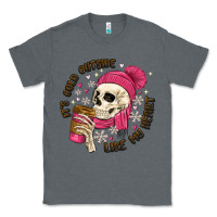 Charcoal Heather its cold outside like my heart Classic Tee - MaliasSmallBusiness