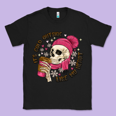 Its Cold Outside Like My Heart Classic Tee Designed By Maliassmallbusiness