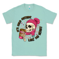 Seafoam its cold outside like my heart Classic Tee - MaliasSmallBusiness