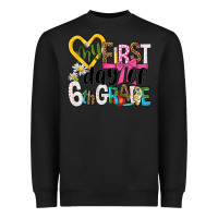 Black my first day of 6th grade Heavyweight Sweatshirt - NancyCooperArtShop