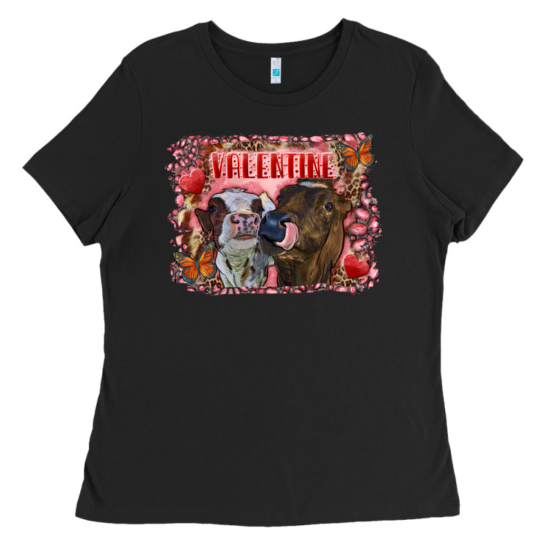 Valentine Heifers Ladies Tee by RanaPortraitStore | Teevron