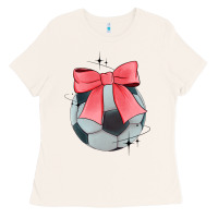 Bone coquette soccer bow Ladies Tee - JahusDesignShop