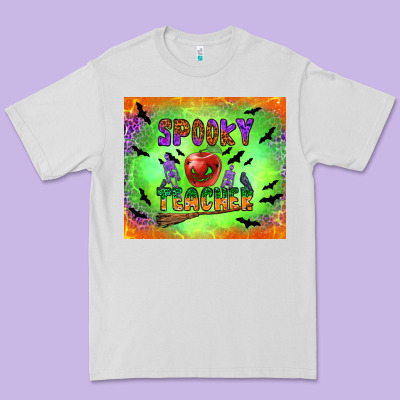 Spooky Teacher Premium Tee Designed By Bundleandbundleshop