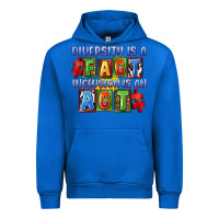 Cobalt diversity is a fact indesion is an act Urban Hoodie - FaDigitalArtStudio
